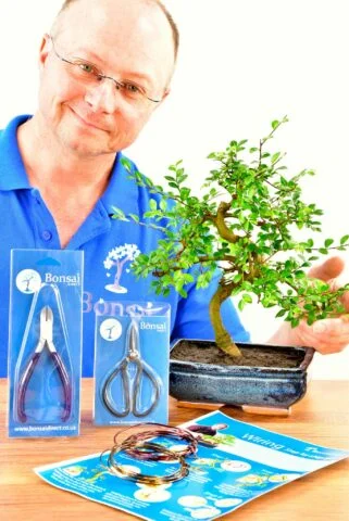 Medium Twisty Bonsai Kit - Pruning & Wiring. Great bonsai tree wire kit