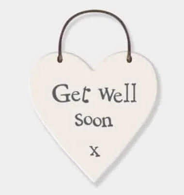 Get Well Soon Heart Tag