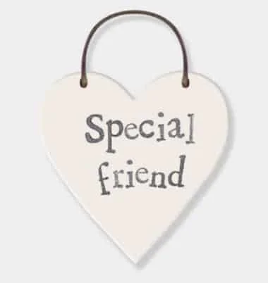 Special Friend Heart Tag
