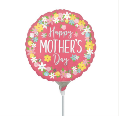 Soft pink mother's day balloon
