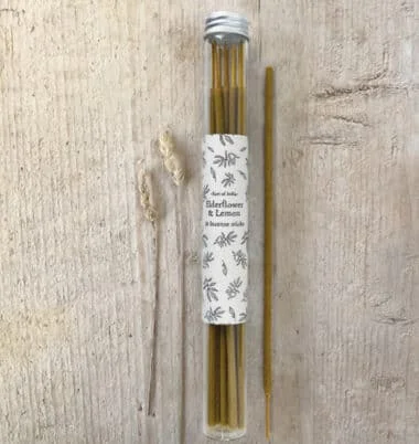 Elderflower & lemon Incense sticks