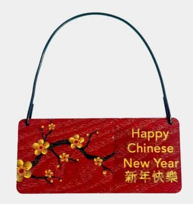 Chinese new Year Wooden tag