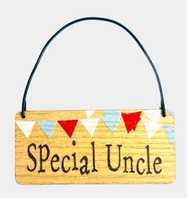 Wooden Tag - Special Uncle